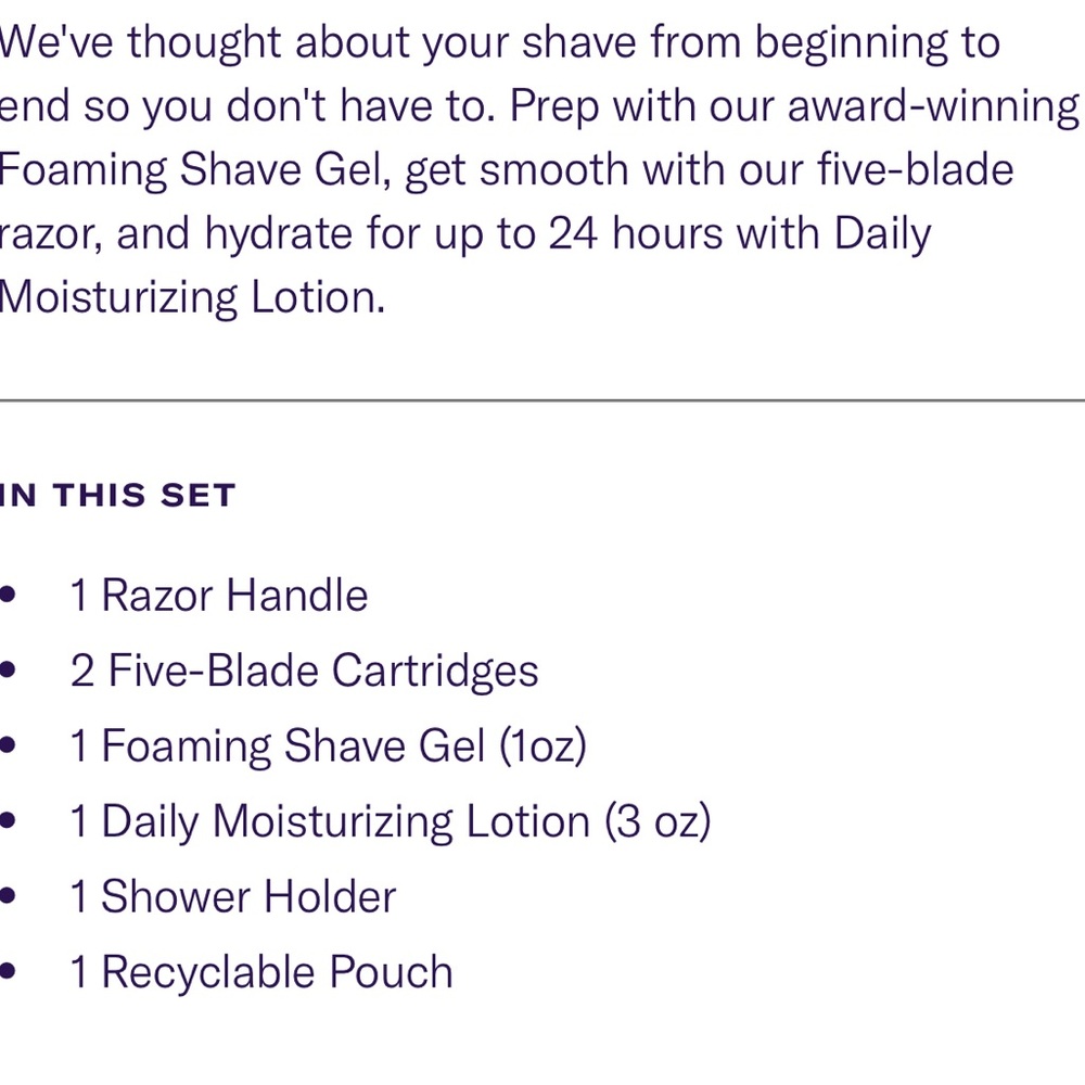 Flamingo * Travel Shave Kit * NWT * Razor*Holder*Shave Cream*Moisturizing Lotion - Picture 3 of 14